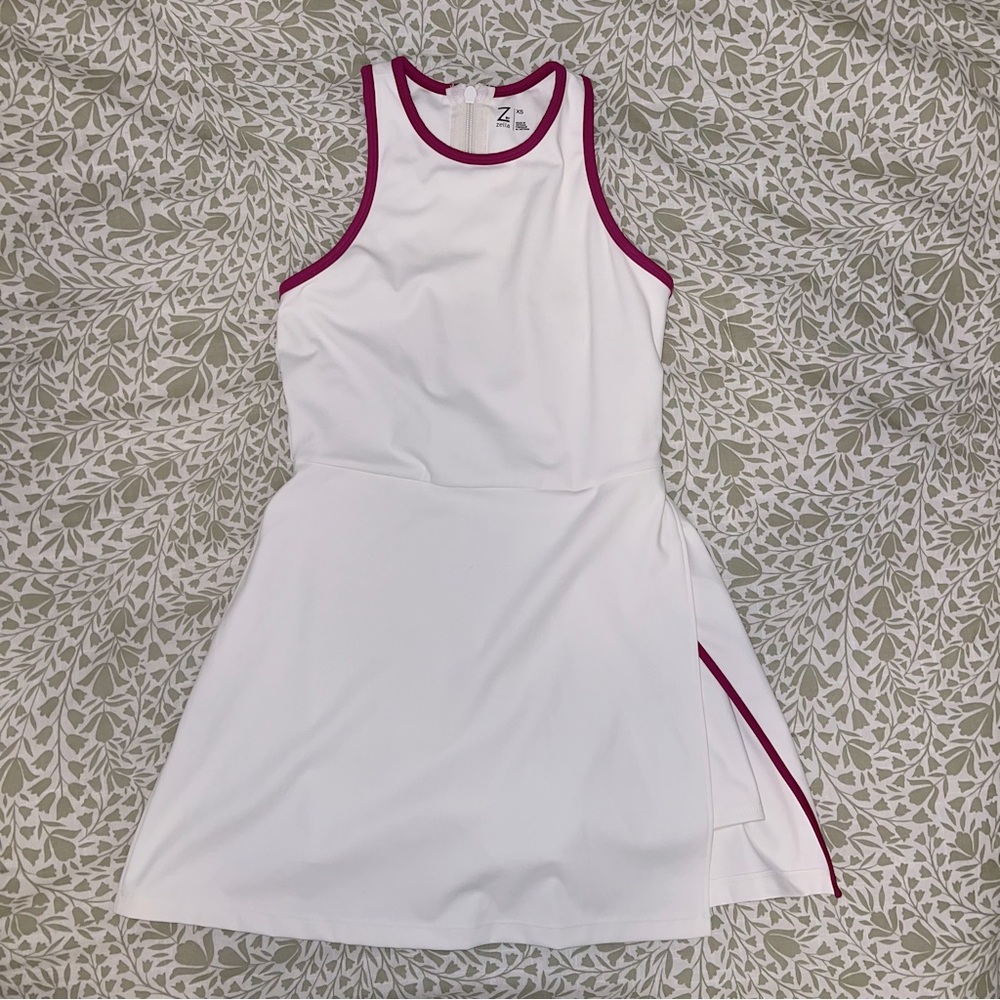 Zella Super Soft Tennis Athleisure Dress with Skort & Pocket XS